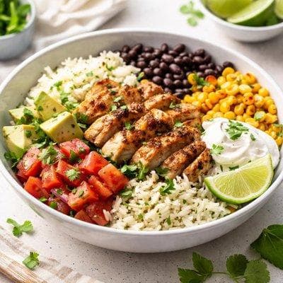 Grilled Chicken Burrito Bowl