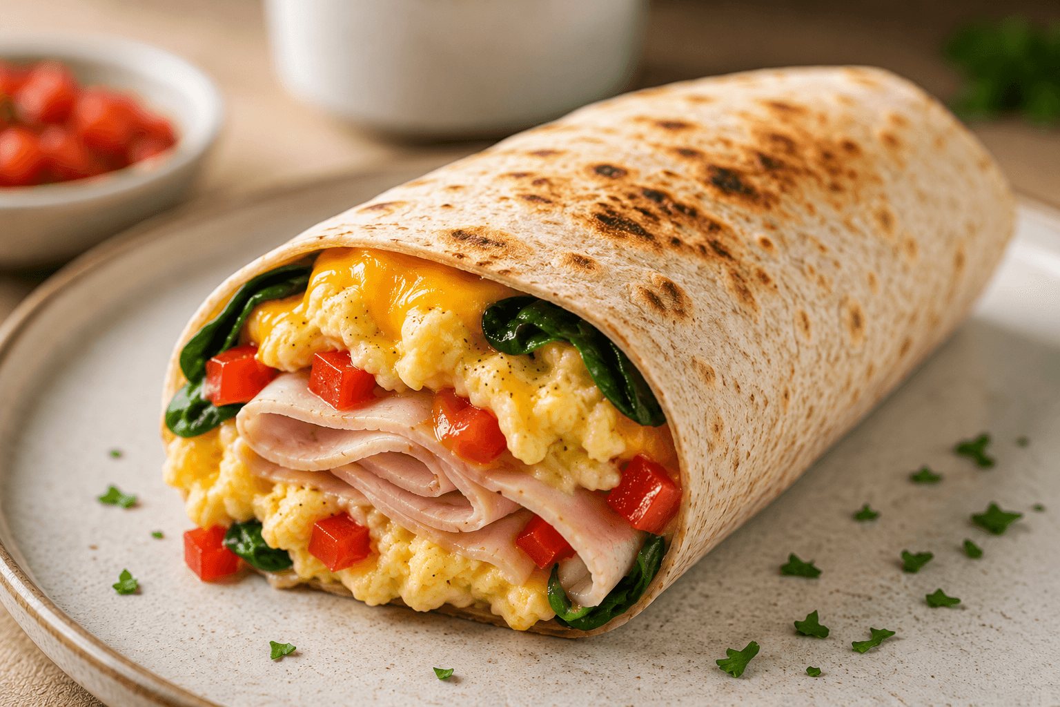 High-Protein Breakfast Burrito