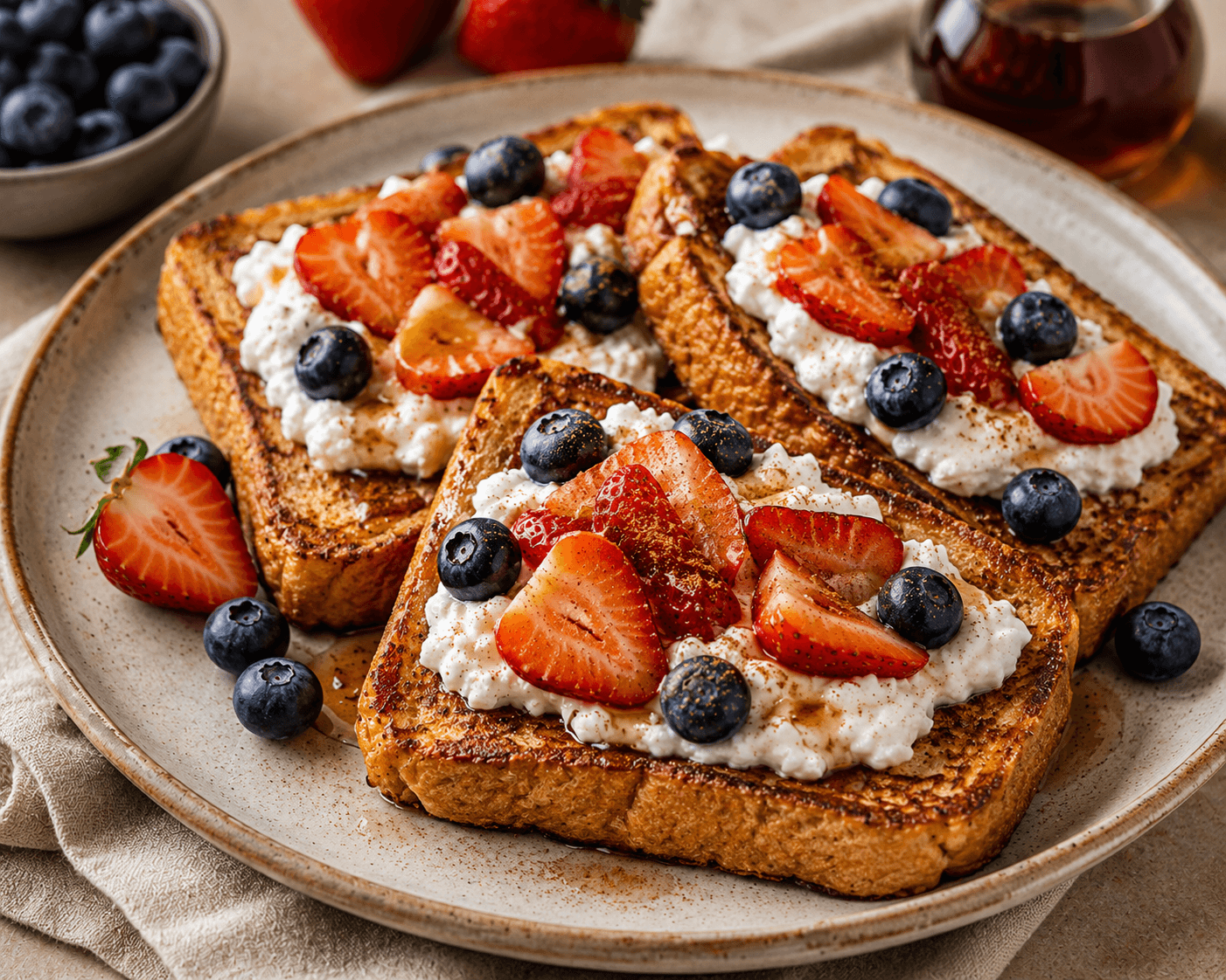 Cottage Cheese French Toast